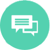 speech bubbles icon