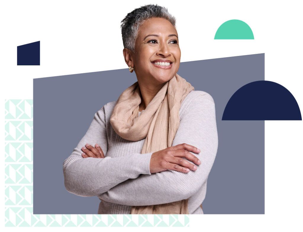 woman on lead talent background